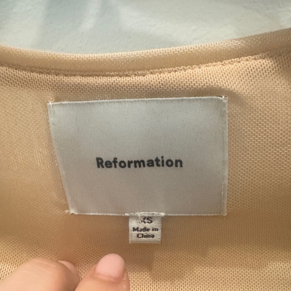 Devon Sequin Top by Reformation - Picture 3 of 4
